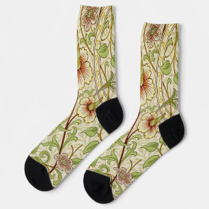 Chaussette William Morris Daffodil Fond d'écran classique