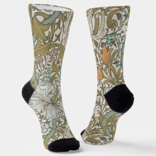 Chaussette William Morris Golden Lily Blue Gold Classic