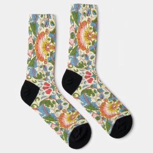 Chaussette William Morris Loddon Blossom Motifs Floraux