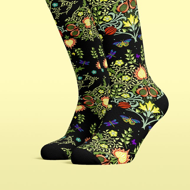 Chaussette William Morris Motif Des Arts Et De L'Artisanat (Créateur téléchargé)