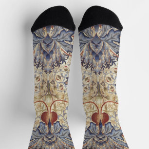 Chaussette William Morris - Motif Fleur d'Artichaut Vintage