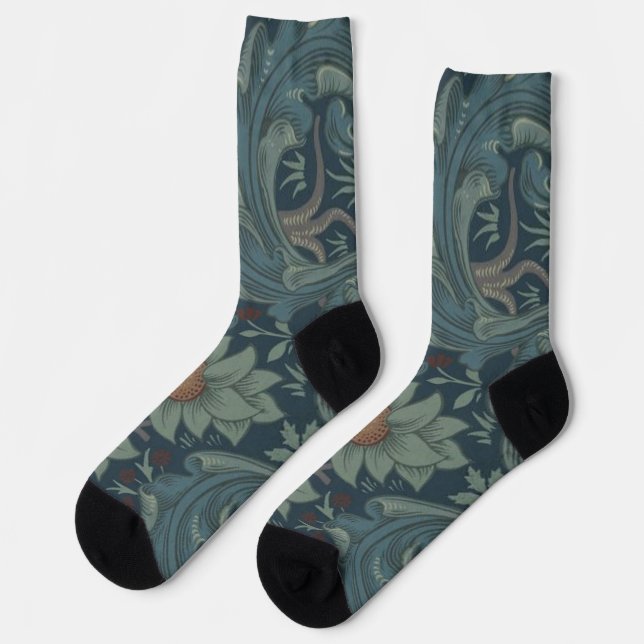 Chaussette William Morris Orchard Art Motif (Gauche)