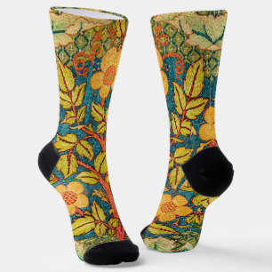 Chaussette William Morris Rose Wreath : Arts et Métiers class