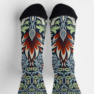 Chaussette William Morris Snakeshead Floral Classique Botaniq