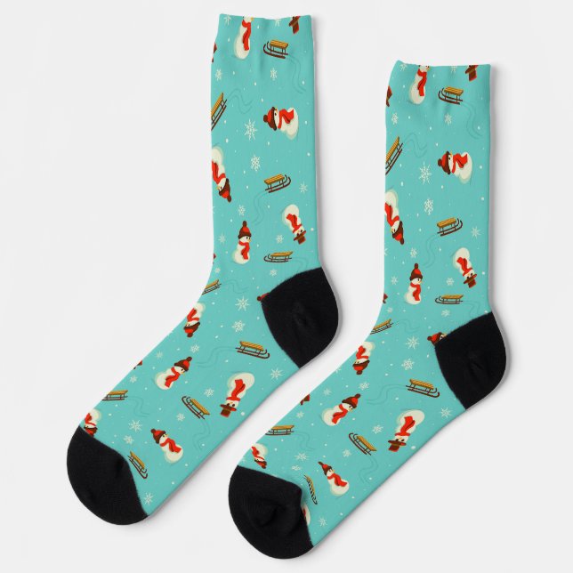Chaussette Winter Wonderland Snowmen (Gauche)