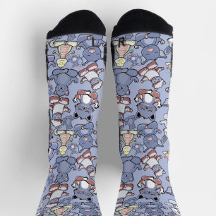 Chaussette Yoga pose motif Yoga sans couture motif 49 Faux
