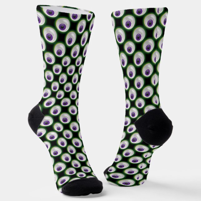 Chaussette  Zombie Floating Eyeball Halloween Monster Eye (Angulaire)