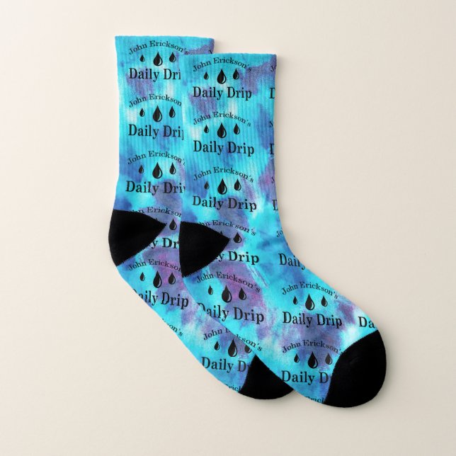 Chaussettes bleues Ocean de dilatation quotidienne (Paire)