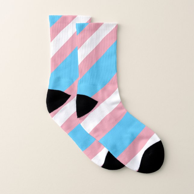 Chaussettes de fierté transgenre (Paire)