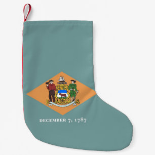 Chaussettes de Noël avec le drapeau du Delaware, É