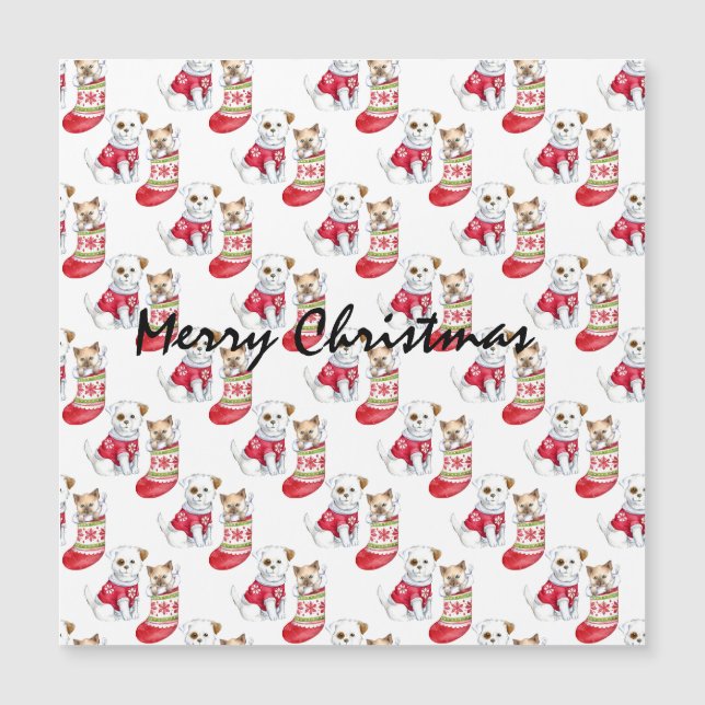 Chaussettes de Noël pour chien et chat          (Devant)