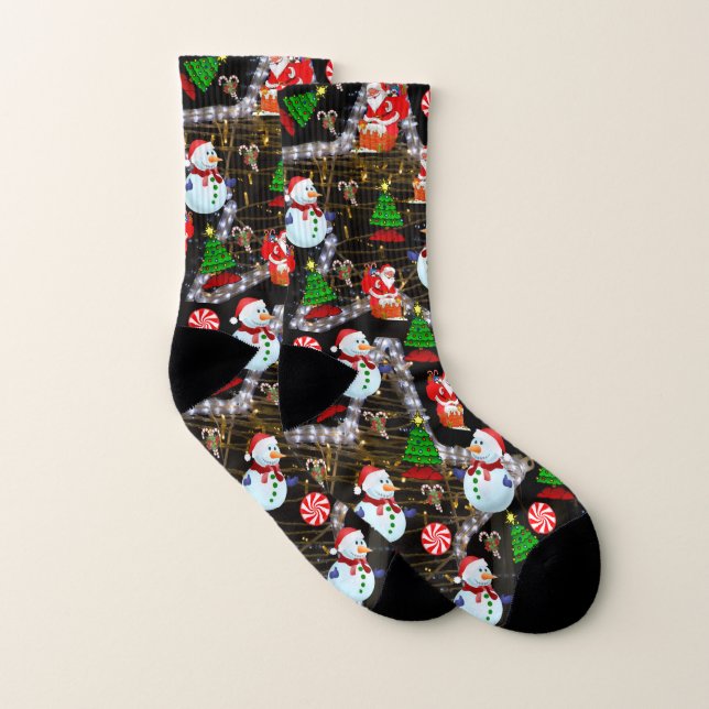 Chaussettes de Noël, Snowman (Paire)