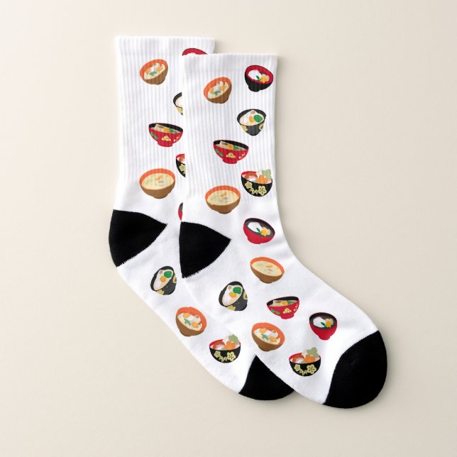 Chaussettes de soupe à Ramen (Paire)