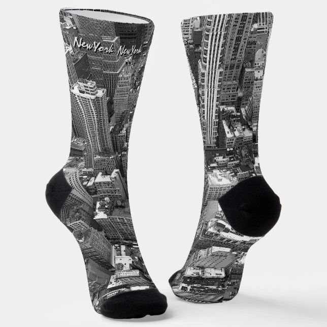 Chaussettes de souvenir de New York NYC Chaussette (Angulaire)