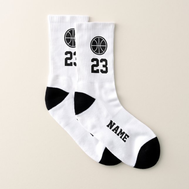 Chaussettes de sport de basket-ball personnalisées (Paire)
