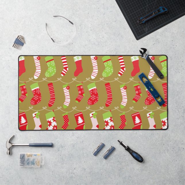 Chaussettes d'hiver rétro de Noël (Poste de travail)