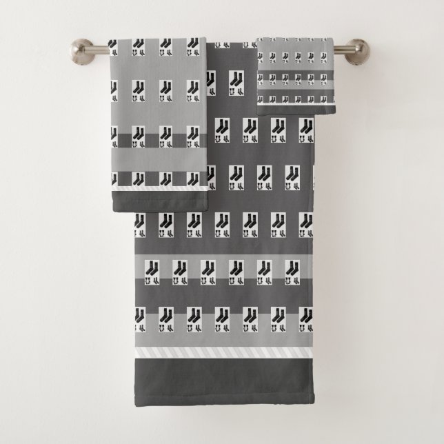 Chaussettes Gris Novelty (En situation)