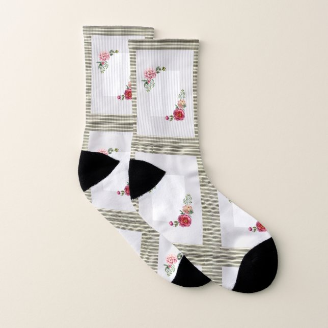 Chaussettes Hommes Floral (Paire)