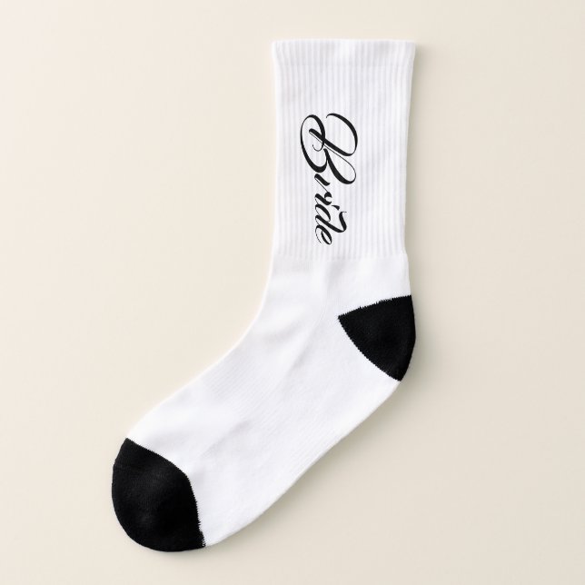 Chaussettes "mariée" (Gauche - extérieur)