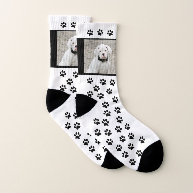 Chaussettes photo personnalisées pour chiens - Cha (Paire)