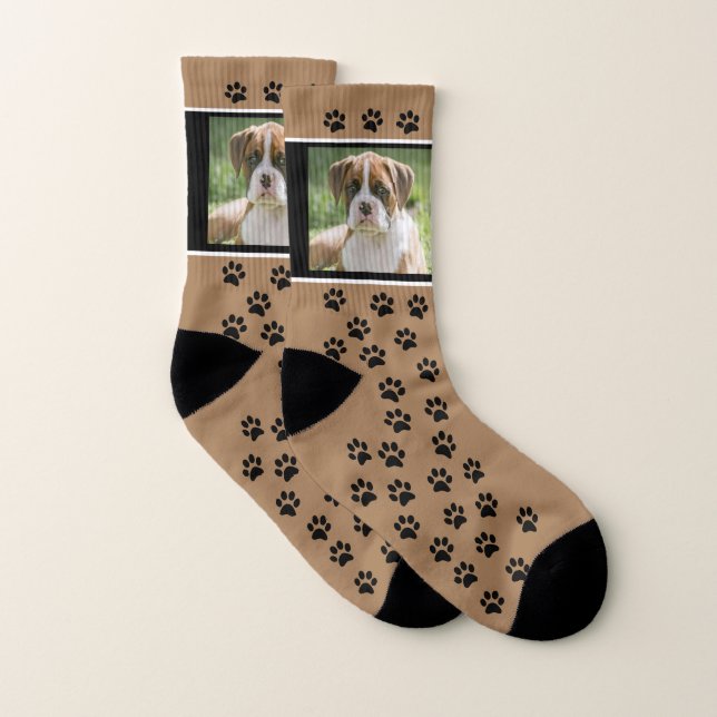 Chaussettes photo personnalisées pour chiens - Cha (Paire)