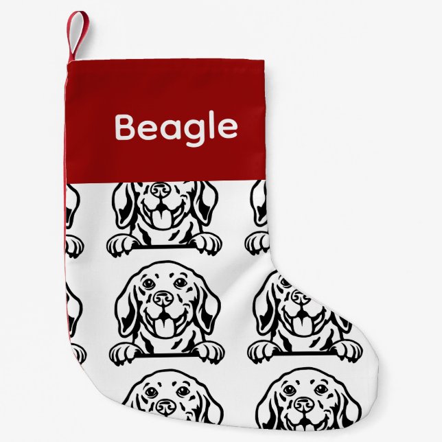 Chaussettes pour chien beagle chien Customisé Chau (Devant)