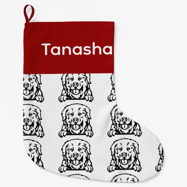 Chaussettes pour chien Great Pyrenee Customisé chi (Devant)