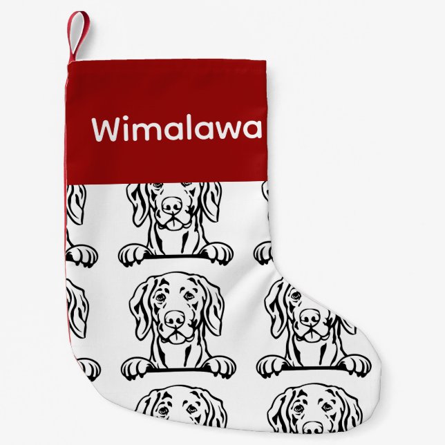 Chaussettes pour chien Weimaraner Customisé chien  (Devant)