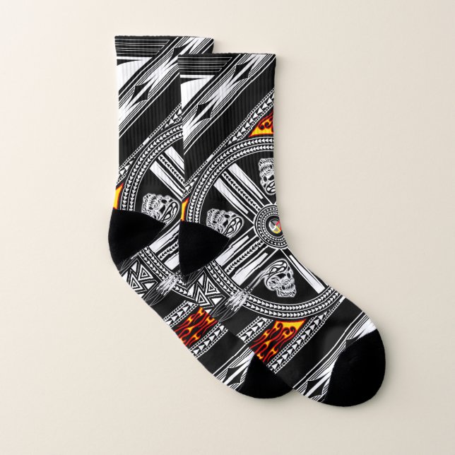 Chaussettes pour hommes et femmes (Spirit Fire) (Paire)