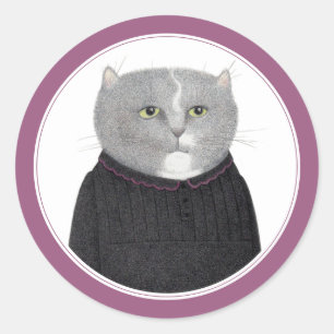 CHAUSSEUR CHAUSSEUR PETIT Stickers Rond