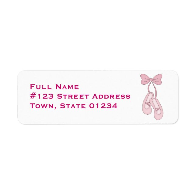 Chaussons de ballet Étiquette (Devant)