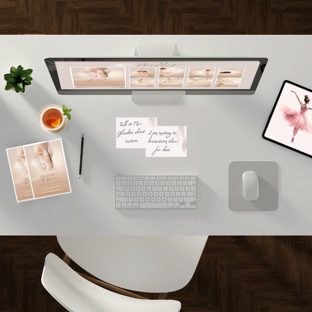 Chaussons de ballet Notes post-it (Créateur téléchargé)