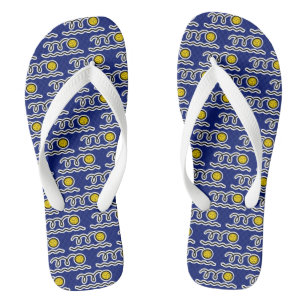 Chaussons de piscine balle de water-polo ou tongs