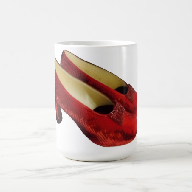 Chaussons Rouges Ruby Chaussures Mug Café Méchant! (Centre)