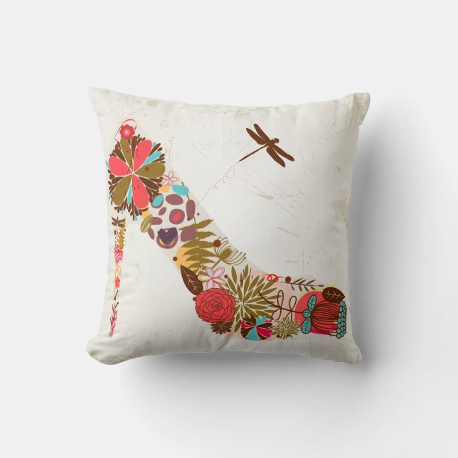 Chaussure à fleurs Coussin américain MoJo (Recto)