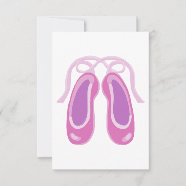 Chaussure de ballet rose (Devant)