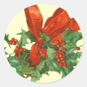 Chaussure de Noël victorienne vintage sur Stickers