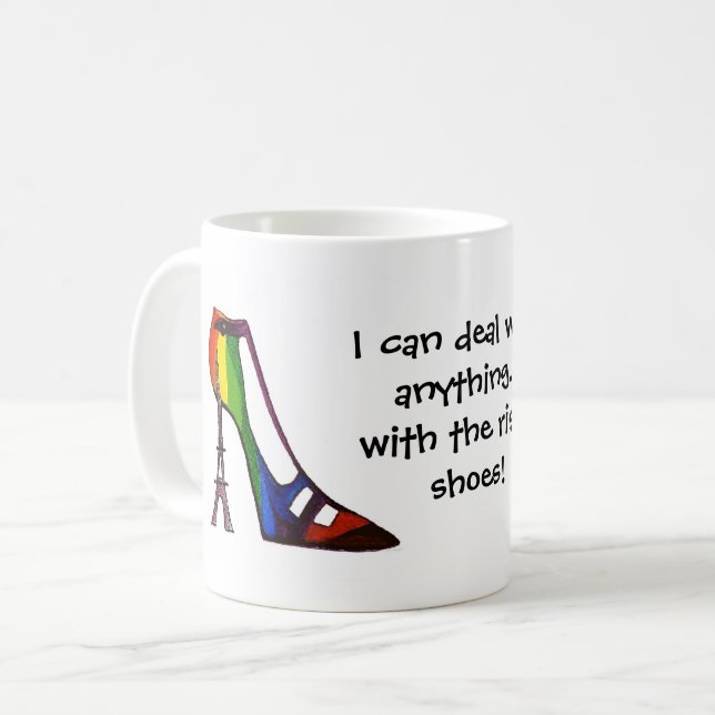 Chaussure Imaginaire humoristique Mug (Devant gauche)