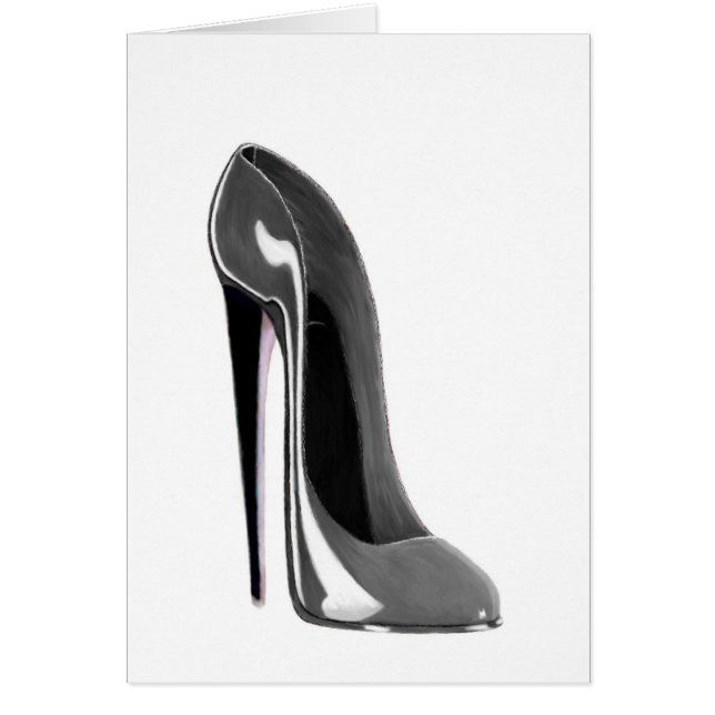 Chaussure stylet grise (Devant)