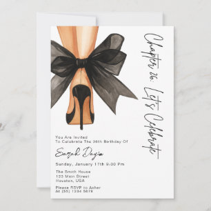 Chaussures à Talons Hauts Nœud Noir Invitation Pho
