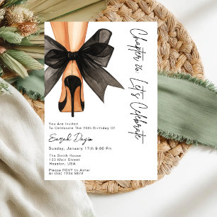 Chaussures à Talons Hauts Nœud Noir Invitation Pho