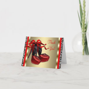 Chaussures à talons hauts rouges Merci rouges
