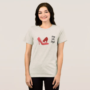 Chaussures à talons hauts T-shirt graphique