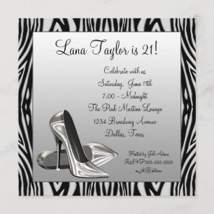 Chaussures à talons hauts Zèbre Femme Invitation A
