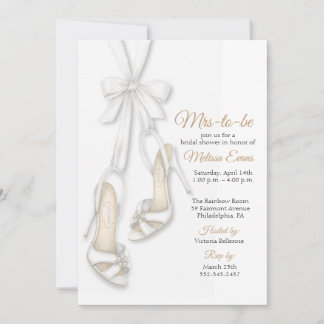 Chaussures de mariée et faire-part de bapteme de m