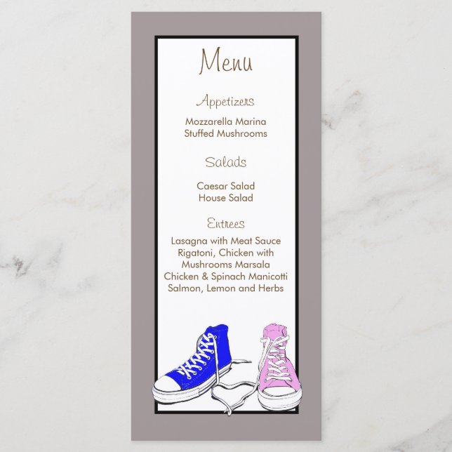 Chaussures Mariage bleu/rose Balises du menu (Devant)