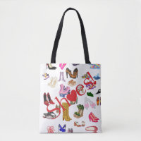 Chaussures! Sac fourre-tout | Lumineux et coloré L