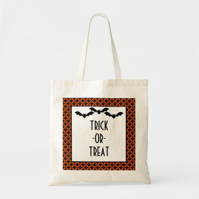 Chauve-souris Glam Halloween Halloween ou sac de t (Devant)