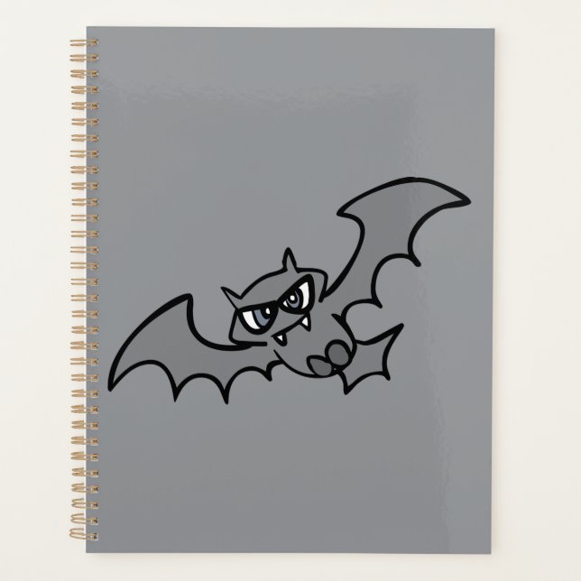 Chauve-souris vampire maléfique Kawaii effrayant (Devant)