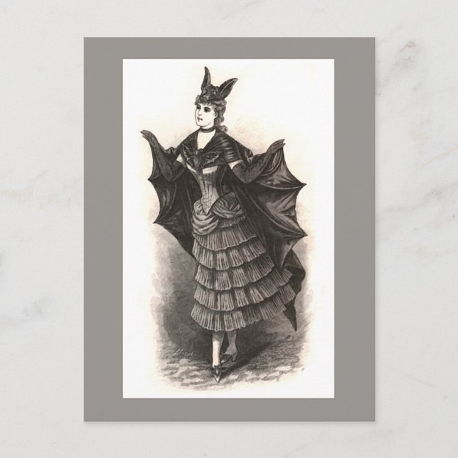Chauve-souris victorienne - Carte postale #1 (Devant)